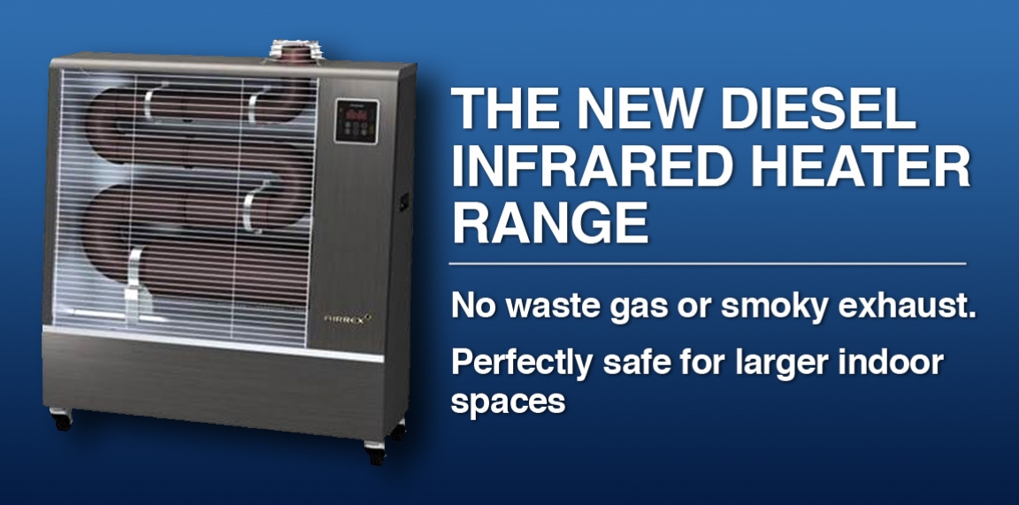 The New Diesel Infrared Heater Range - Cool Breeze Rentals New Zealand